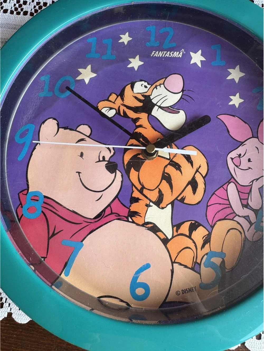 Vintage Disney Winnie the Pooh Tigger and Piglet Wall Clock
